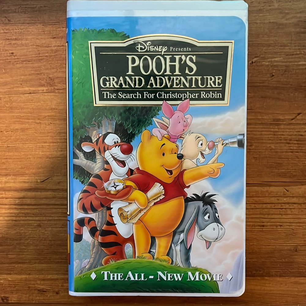 Pooh’s Grand Adventure; The Search for Christopher Robin. VHS movie.